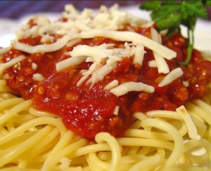 Быстрый соус для спагетти - фото