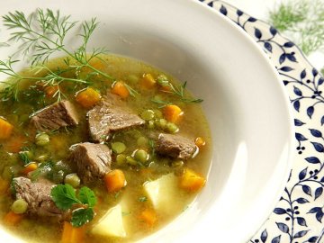 Суп из мяса с овощами - фото